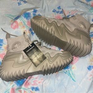 Converse Run Star Motion CX Platform Beige Unisex Men’s 7 Women’s 8.5 New *read